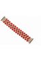 Replacement Crystal Beaded Stretch Elastic iWatch Strap for Apple Watch 38mm Series 3/2/1 Red - 2