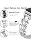 Apple Watch 38mm 40mm 41mm 42mm | Jewelry Herringbone Design Stainless Steel and | Silver - 6