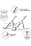 Laptop Stand, Portable Aluminum Laptop Stand 6 Angles Adjustable Eye-Level Foldable Desktop - 5