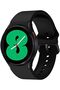 20mm Samsung Galaxy Watch 4 | NO GAP Silicone Watch Band Strap | Black