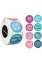 Colorful Thankyou Sticker Round [1 inch][1000 Stickers] Labels For Envelope Seals, Packing S - 2