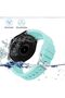 Watch Strap for Samsung Galaxy Watch 46mm Vertical Stripe Texture Silicone Watch BandLight Blue - 4