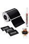 Chalkboard Label Sticker With Silver Rectangle [120 Pcs Waterproof][1 Rolls 1 Silver Chalk M
