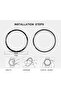 Bezel Ring Cover For Galaxy Watch 3 45mm Case Metal Frame Stainless Steel Bezel - 2
