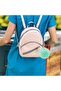 Pompoms Keychain Soft Fluffy Faux Fur Ball with Gold Plated Keyring Handbag Backpack Hanging - 7