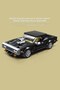 Exotic Cars Dodge Charger Rt Building Block Set 306 Pieces - 3