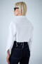 Women's White Short Denim Jacket Tss103 - 7