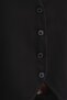4743 Women's V-Neck Buttoned Bodycon Vest Black - 6