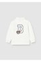 Cream Baby Boy Polo Neck Long Sleeve T-Shirt 2101 - 2