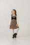 Girl's Leopard Patterned Gilet and Dress for Holidays (4-7 Years) - 8