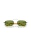 1020 Eşref Tek Sunglasses (Silver/Green Glass) - 8