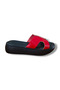Genuine Leather H Detailed High Sole Slippers - 2