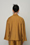 Women's Rose Detailed Side Tie Solid Color Kimono-Jacket - 5