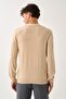 Zippered Polo Collar Sweater - 4