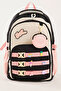 Luxury Imported Fabric Girl's School Bag - Elementary & Middle School Backpack with 6 Accessory Buckles as Gifts