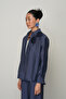 Women's Double Rose Embroidered Solid Color Shirt on the Front - 2