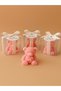 Teddy Bear Candle White 10 Pieces - Baby Shower, Gender Reveal Party, Newborn and Engagement Wedding - 3