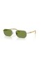 1020 Eşref Tek Sunglasses (Silver/Green Glass)