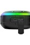 S223 RGB ضوء حزام معلق مكبر صوت صغير بلوتوث V5.3 أسود - 3