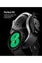Samsung Galaxy Watch 4 40mm Case| Slim Series| Clear + Black - 8