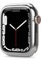 Apple Watch 8 / 7 41mm | Bezel Styling Case Adhesive Frame Ring Cover | Silver 41 | 01