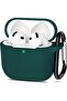 Silicone Case for AirPods 4th Generation (2024), Dark Green