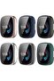 Protective Cover [Pack of 6] For Fitbit Sense 2/Versa 4 Case