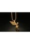 Fairy Girl Angel Angel Stainless Steel Necklace Unisex Accessory Vintage Angel Wings Steel Necklace - 5