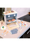 -Kids Wooden Oven Playset – Baking Pretend Toy Set - 5