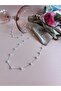 Stainless Steel Romantic Heart Pearl Silver Necklace - 2