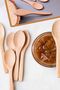 Bamboo 6-Piece Measuring and Spice Spoon 13 Cm - Honey, Dessert, Nescafe, Jam Spoon