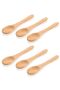 Bamboo 6-Piece Measuring and Spice Spoon 13 Cm - Honey, Dessert, Nescafe, Jam Spoon - 2