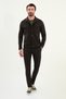 Plain Slim Fit Shirt Collar Men's Coat Brown - 39657.25K - 3