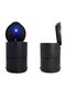 Universal Ash Tray with Lid and LED Light Odorless Ashtray Black - 5