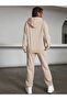 Unisex Men's Women's Los Angeles California Printed Oversize 3 Thread Hooded Tracksuit Set - 3