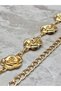 Flower Figured Chain Belt Women's Belt Dress Belt Body Belt Waist Belt Coat Belt - 2