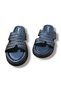 Genuine Leather H Detailed Knitted High Sole Slippers - 3