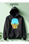 Design Printed Cotton 3 Thread Oversize Sweatshirt