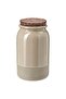 BRUGDHAJ Jar with Lid, Beige, 1.2L