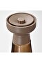 HALVTOM Spice mill, glass/brown, 19 cm - 5