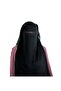 2 Layer Chiffon Niqab with Back Tying Cord Breathable Face Veil - 2