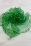 Large Size 70cm Gold Silvery Bridal Halay Handkerchief, Bridesmaid Henna Shawl, Wedding Convoy Green 10 Pieces - 3