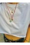 Steel Red Rope Fan Pendant 50-cm