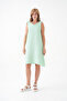 100% Cotton Muslin Fabric Rope Strap Dress Mg-20251