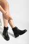 Women's Black Rope Detailed Winter Waterproof Casual Boots M005 - 3