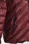Bordo Standart Fit Kapüşonlu Kapitone Şişme Spor Erkek Mont - 3