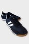 Men's Leather Casual Comfortable Sports Shoes Dark Blue - White - 2