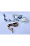 Set of 3 Cable Organizer Clips - Standard Size, Multicolor (Read Order Notes!)