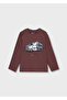 Boy's Printed Long Sleeve T-Shirt 4085