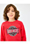 B Crewneck Sweatshirt Big Boys Red Sweatshirt Sk2520017-3449 - 5